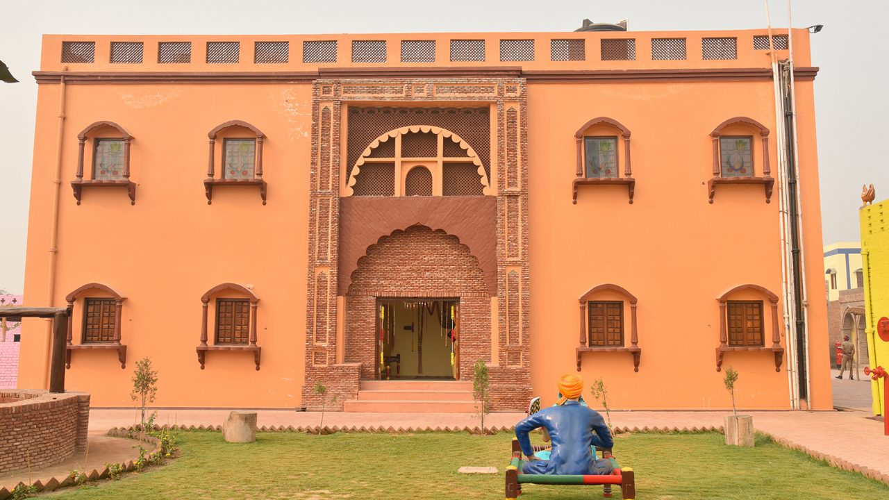 A traditional Punjabi village setting